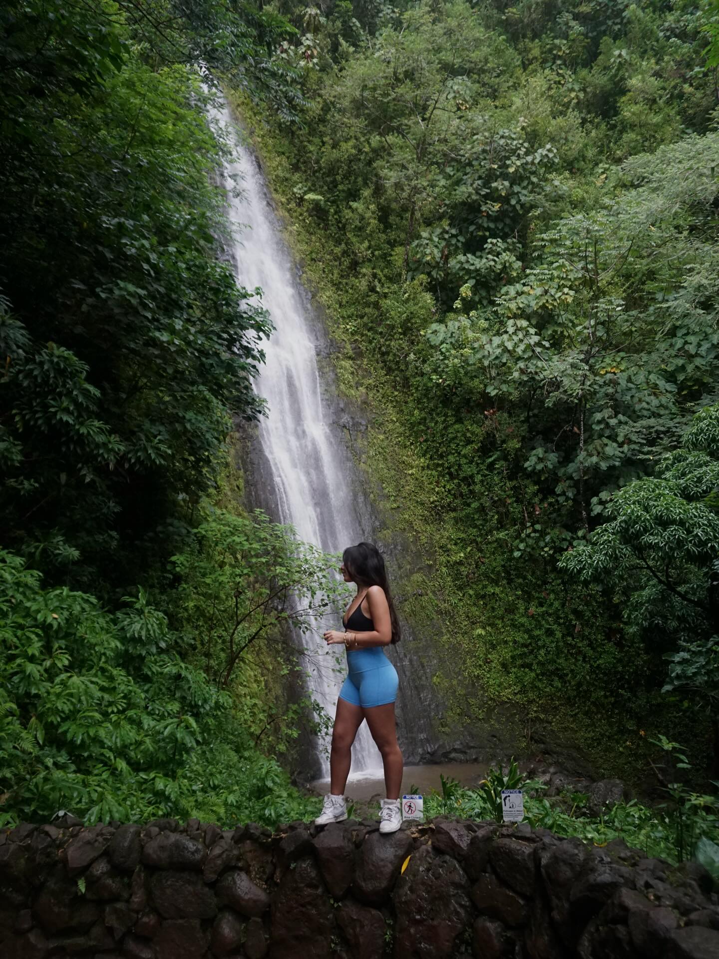 Manoa Falls tour visitor photo